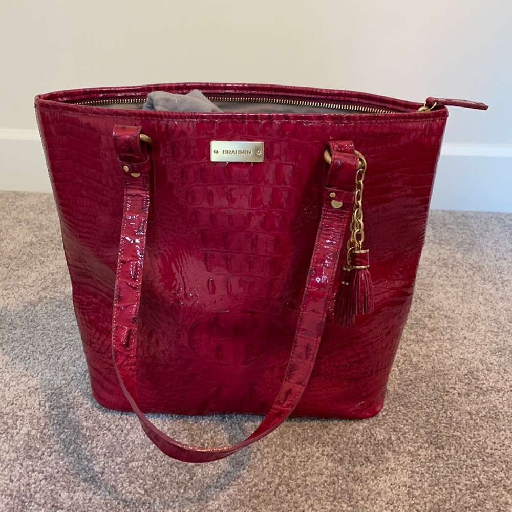 Brahmin Melbourne Coral Asher Tote